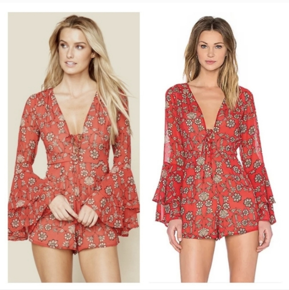 For Love & Lemons Pia romper size L